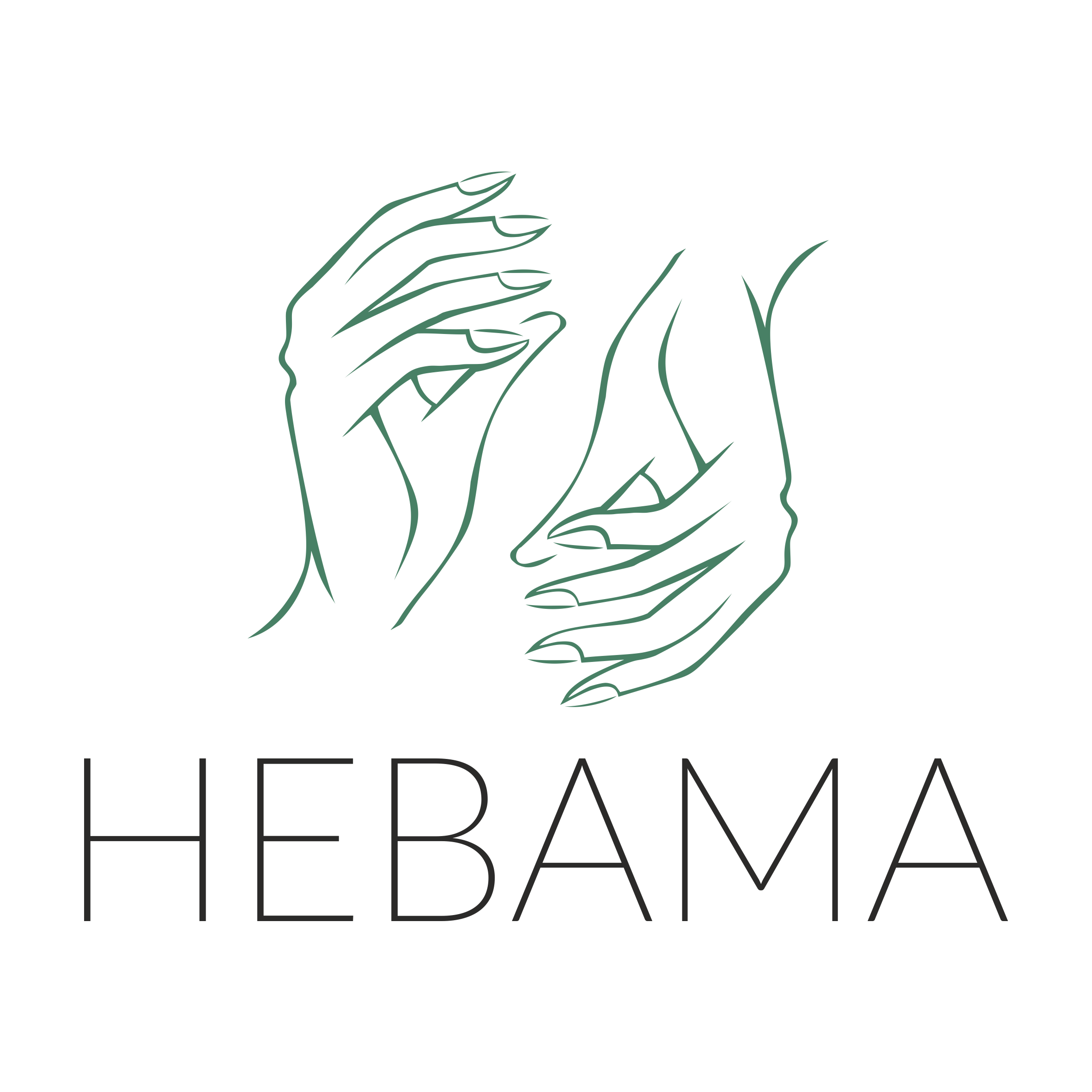 Logo szkoły rodzenia Hebama z Mikołowa
