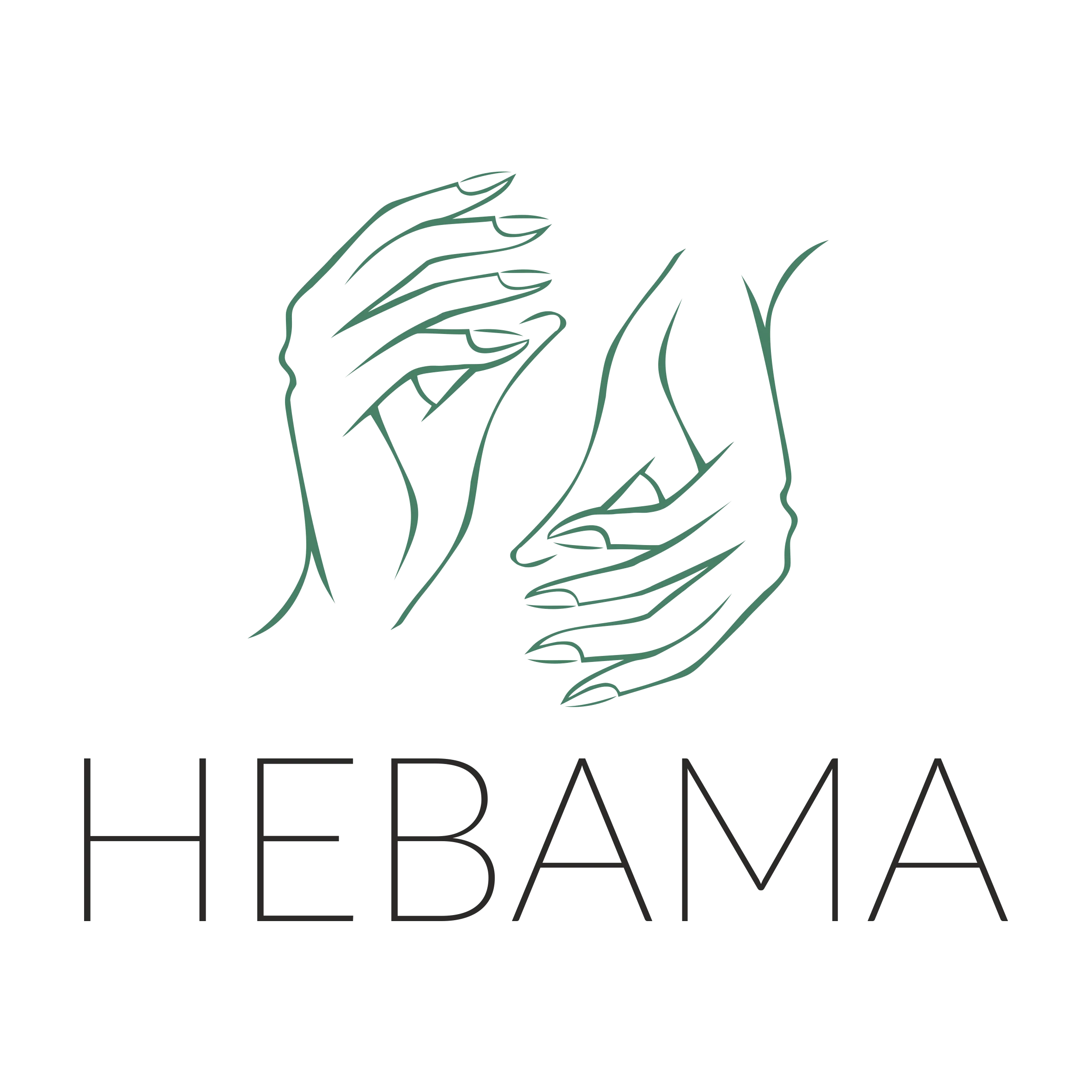 Logo szkoły rodzenia Hebama z Mikołowa